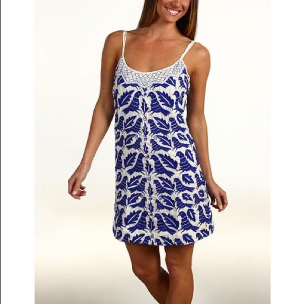 Juicy Couture embroidered folk bird dress